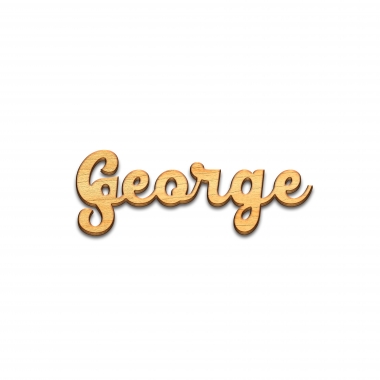 Decor nume George debitat laser